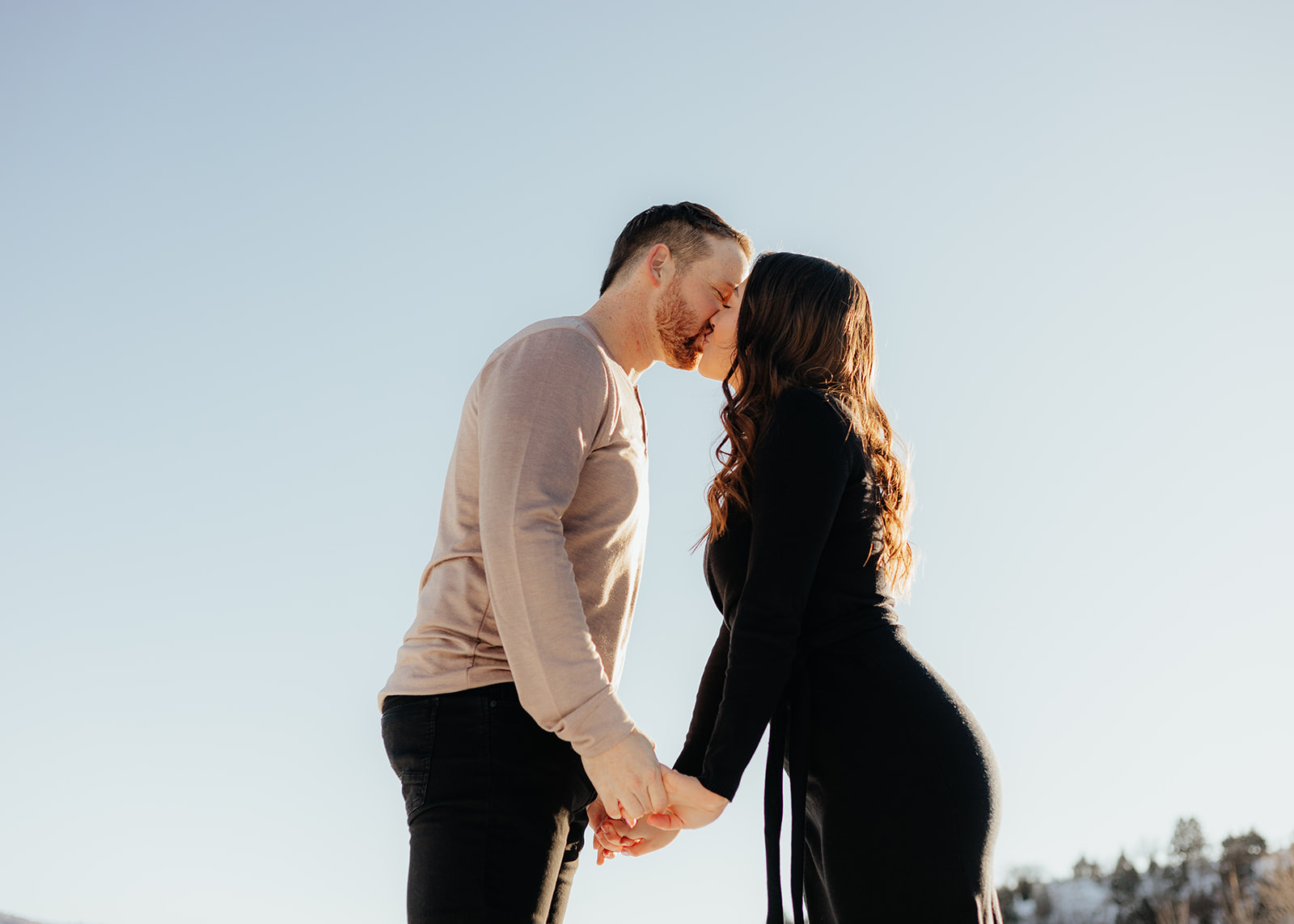 Minimal Winter Engagement Session